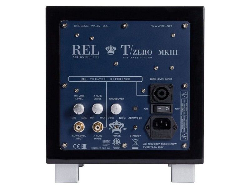 REL T-ZERO MkIII 100W 6.5" Subwoofer Black - Image 8