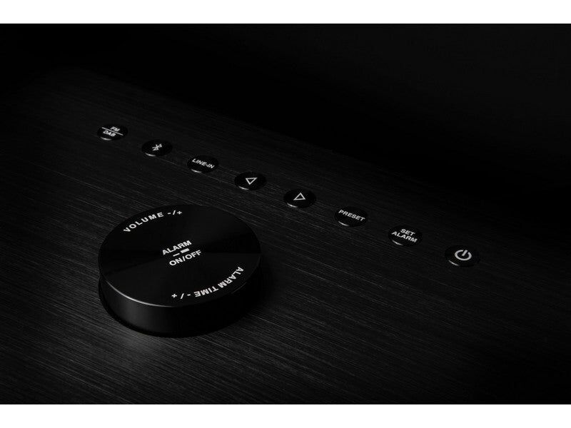Geneva Acustica Lounge Radio FM/DAB+ BT Speaker Line-in Alarm Clock Black - Image 10