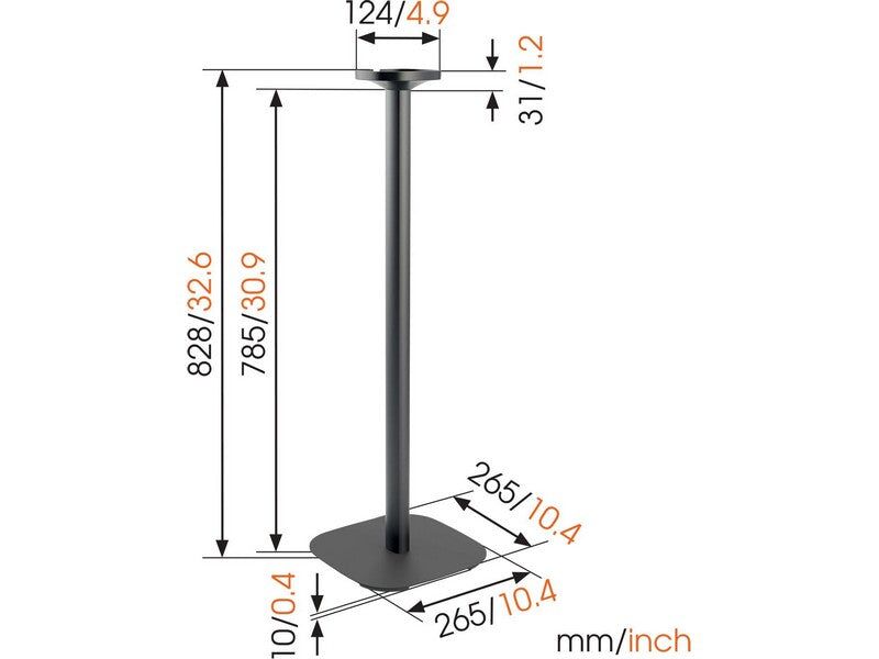 Vogel's SOUND 4301 Speaker stand for SONOS ONE SL & PLAY:1 Black - Image 3