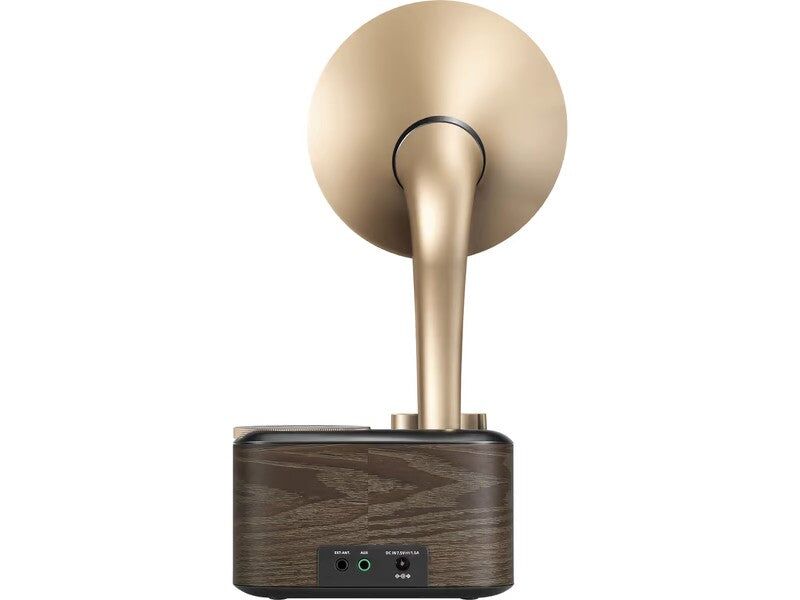 Sangean WR-45 FM Bluetooth Radio Vintage Design Dark Wood Gold - Image 5