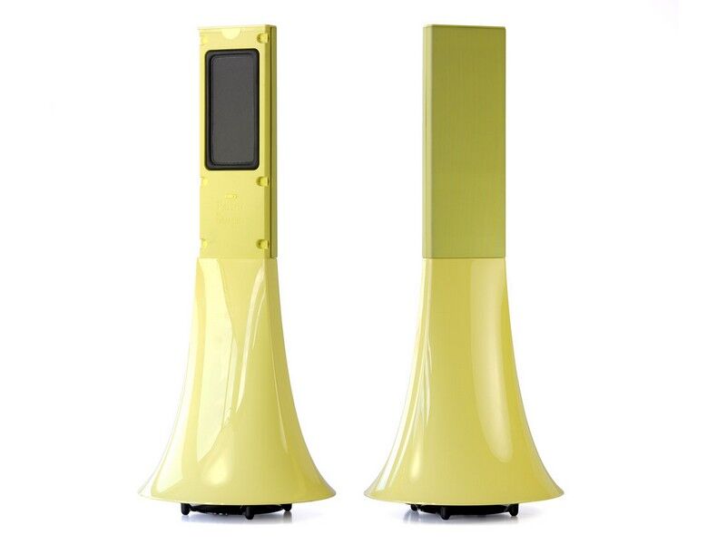 Klapp Audio Visual Parrot Zikmu by Philippe Starck Wireless Stereo Speakers Lime Green