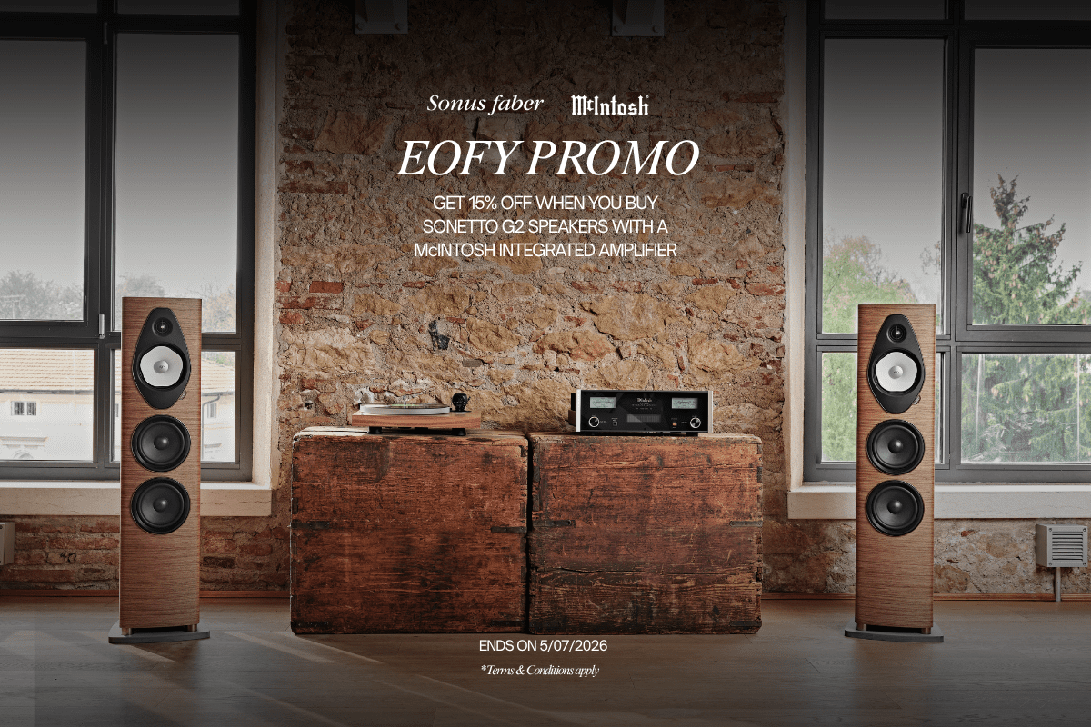 Sonus Faber G2 Speakers + McIntosh Integrated Amplifier