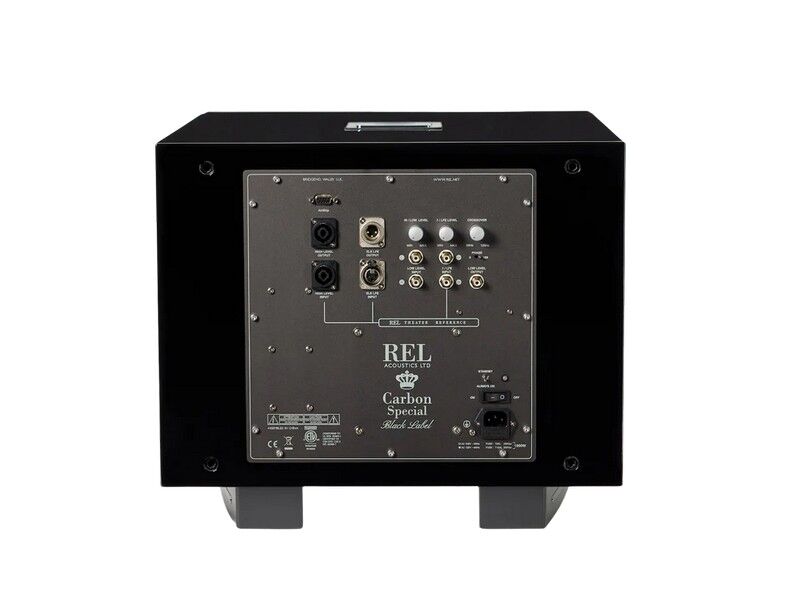 REL Carbon Special Black Label 900W Linear Class D Amplifier Piano Black (Serie S) - Image 6