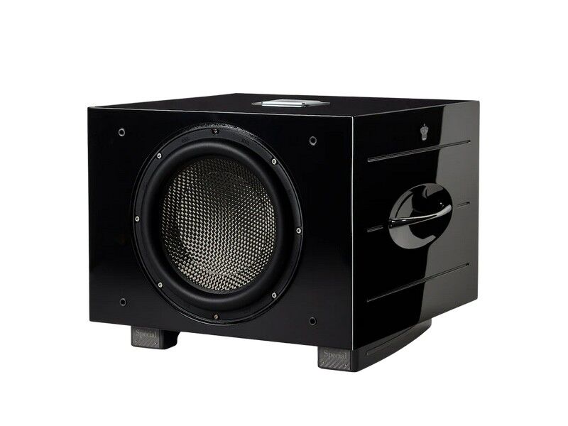 REL Carbon Special Black Label 900W Linear Class D Amplifier Piano Black (Serie S)