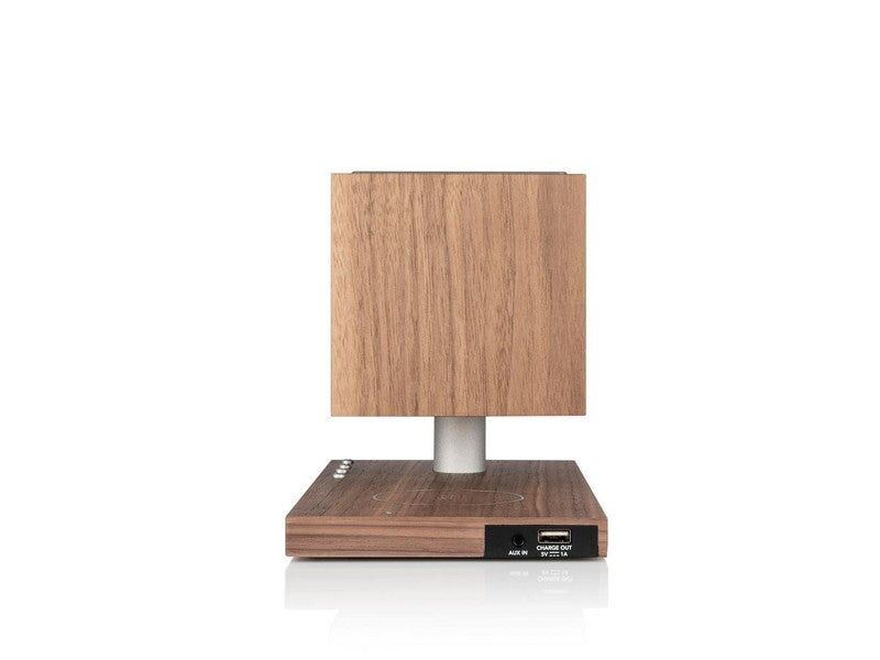 Tivoli Audio REVIVE Bluetooth Speaker with Wireless Charging Pad and Lamp Walnut - Image 2