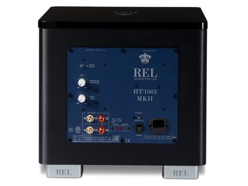REL HT/1003 MKII Subwoofer Closed Box Front Firing Black - Image 5