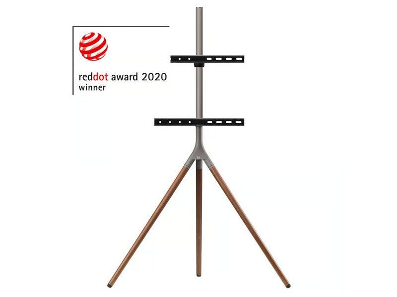 One for all Tripod Universal TV Stand WM7471 - Walnut/Gun Metal - Image 2