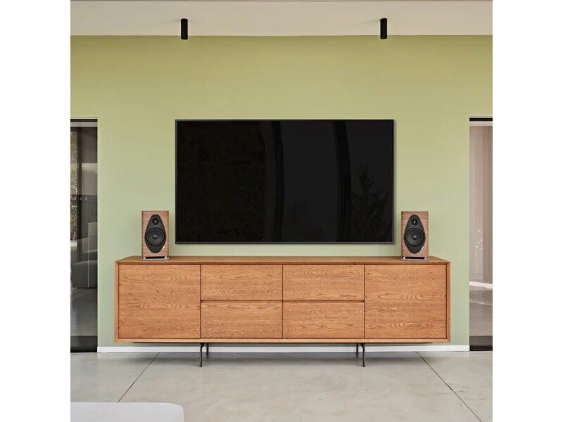 Sonus Faber Sonetto II G2 2-way Bookshelf Speaker Pair Walnut - Image 2