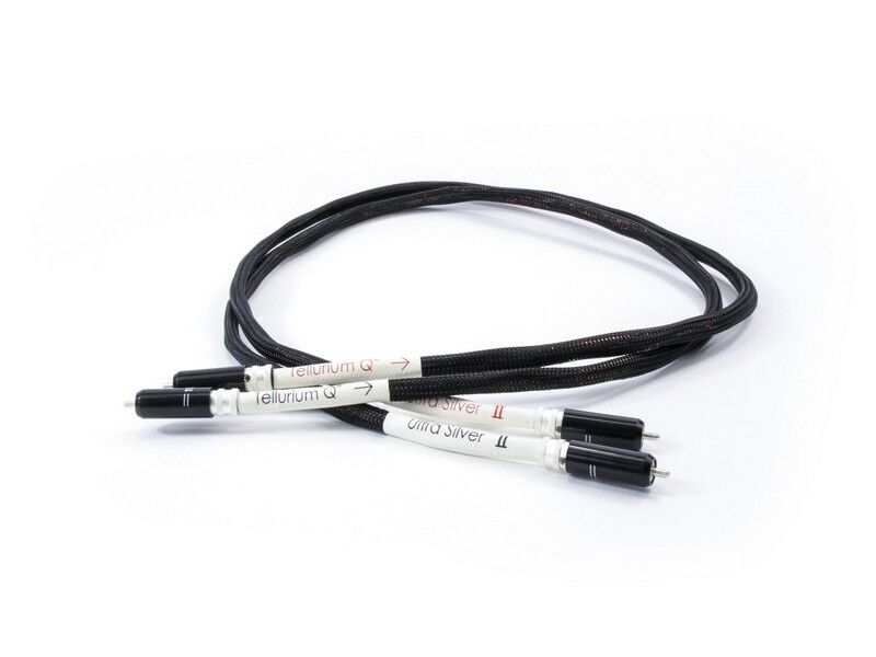Tellurium Q Ultra Silver II RCA Interconnect Cable Pair (1m)
