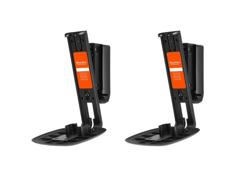 Mountson Wall Mount for Sonos ONE/ ONE SL/PLAY:1 Pair - Black