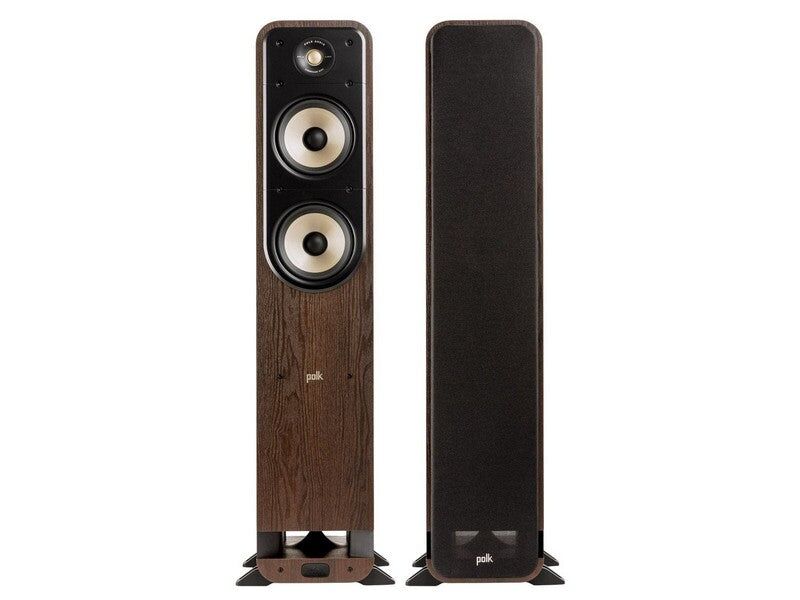 Polk Signature Elite ES55 Floorstanding Speaker Pair Walnut - Image 2