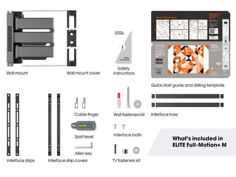 Vogel's TVM 5445 Full-Motion TV Wall Mount White - Image 10