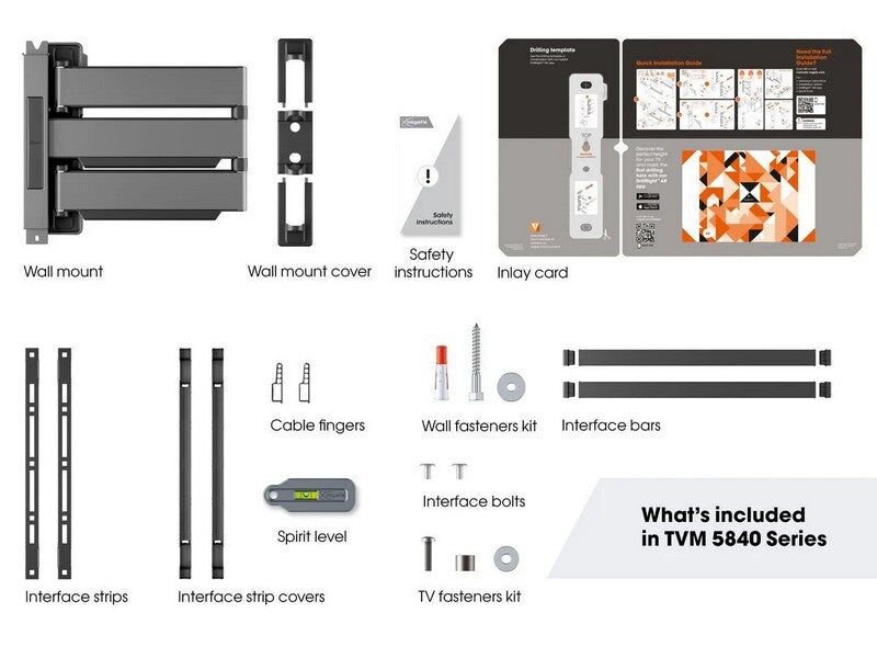 Vogel's TVM 5845 Full-Motion TV Wall Mount Black - Image 9
