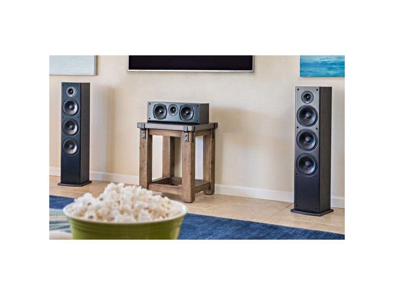 Polk T50 Floorstanding Tower Speaker Pair Black - Image 3