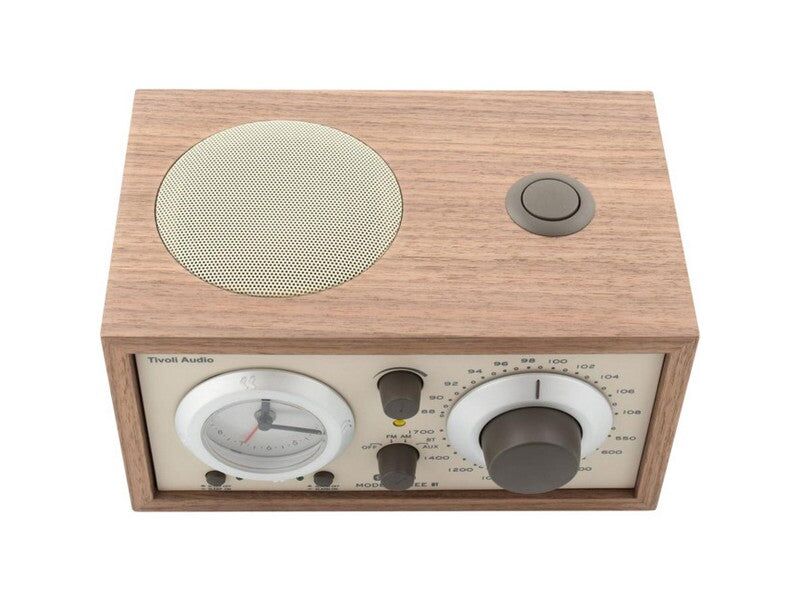 Tivoli Audio Model Three BT Clock Radio with USB Beige Walnut - Image 4