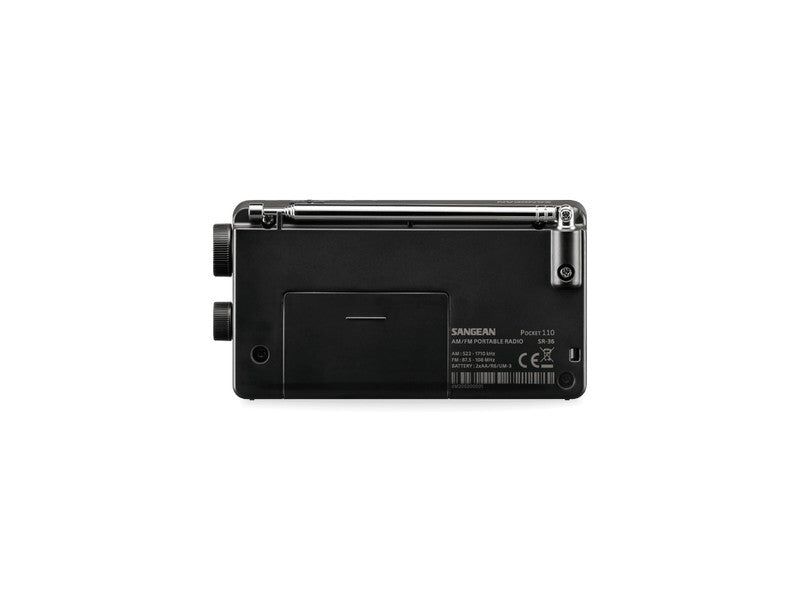 Sangean SR-36 Pocket Radio AM/FM Black - Image 7