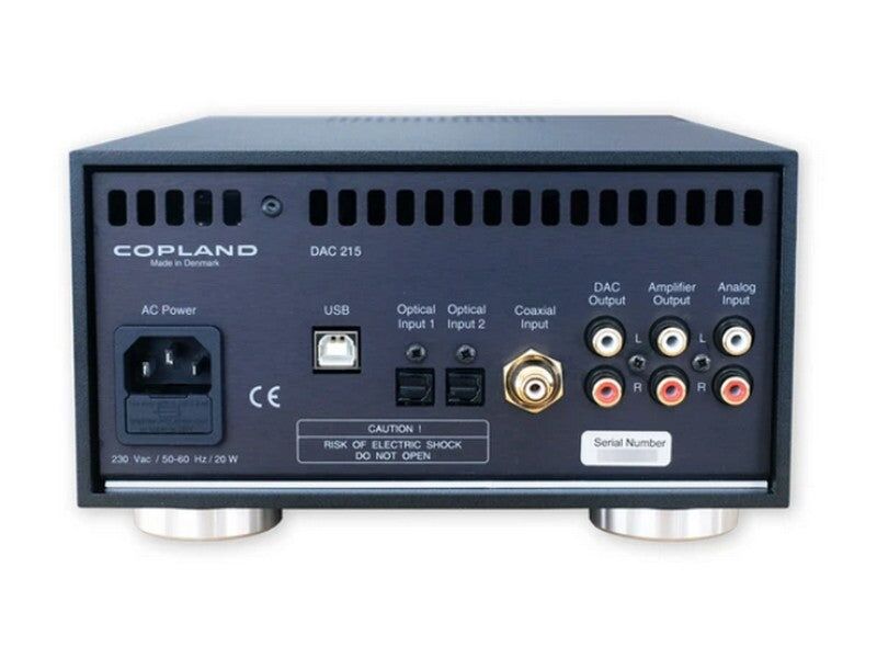 Copland DAC215 Universal High-resolution DAC Pre-amp Headphone Amplifier Silver - Image 2