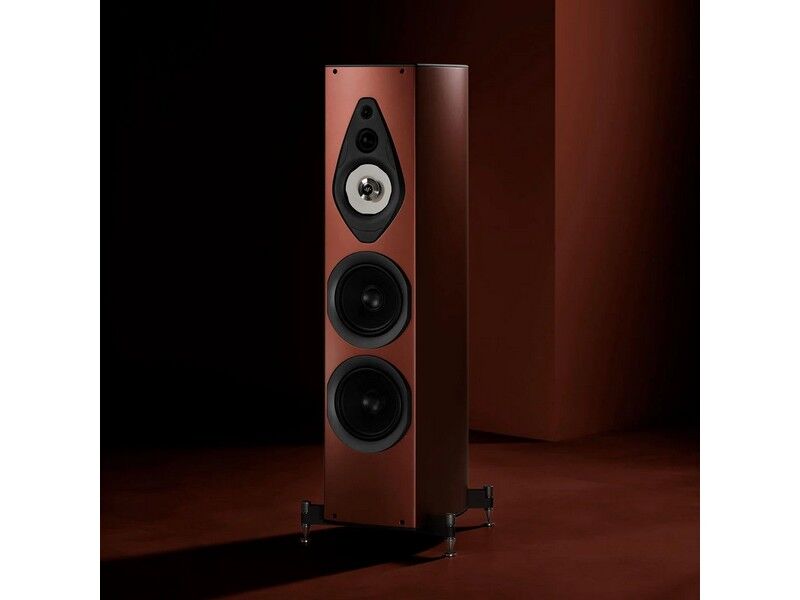Sonus Faber Amati Supreme Floorstanding Speaker Pair - Terra Rossa - Image 2