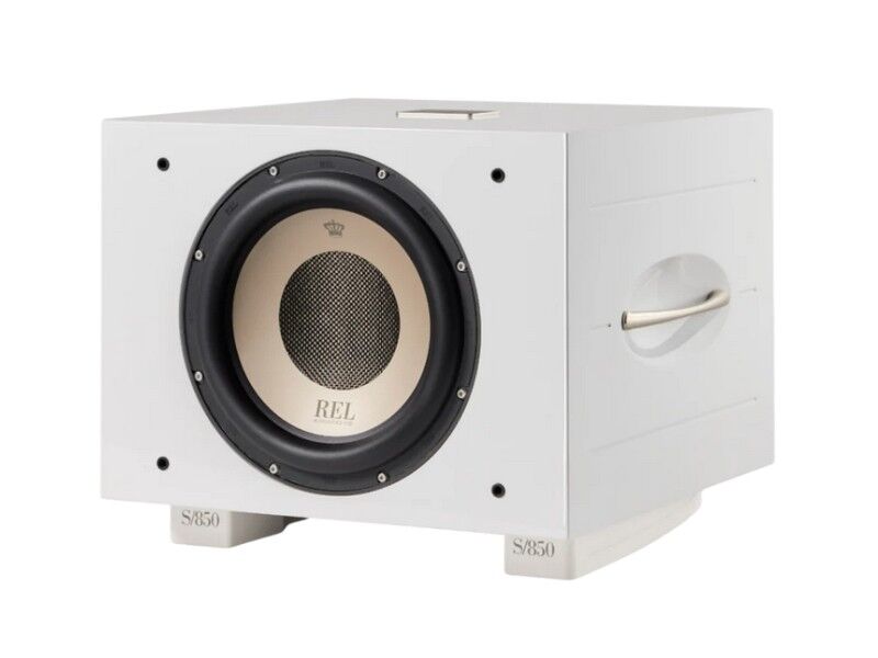 REL S/850 850W Linear Class D Amplifier Gloss White (Serie S)