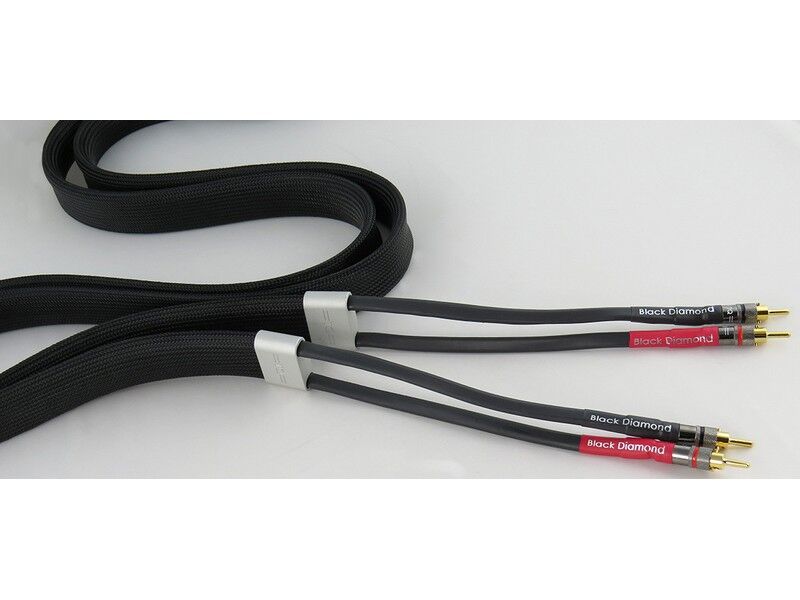 Tellurium Q Black Diamond Speaker Cable (2×2.5m) Banana or Spade - Image 4
