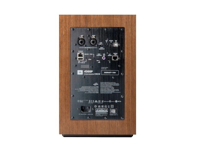 JBL 4305P Powered 2-way Bookshelf Studio Monitor Pair Walnut - Image 2