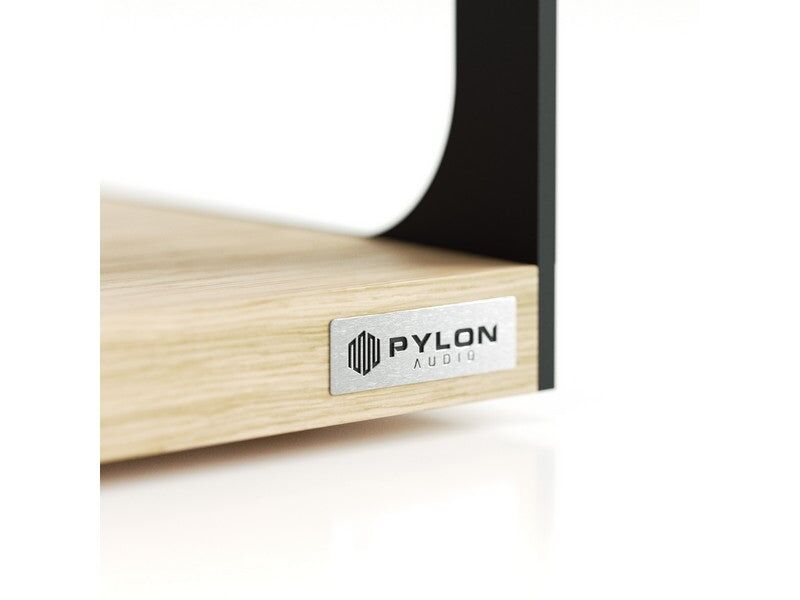 Pylon Audio Obsidian T.3 Audio Table Rack Oil Wax Natural Oak Veneer (Each) - Image 3