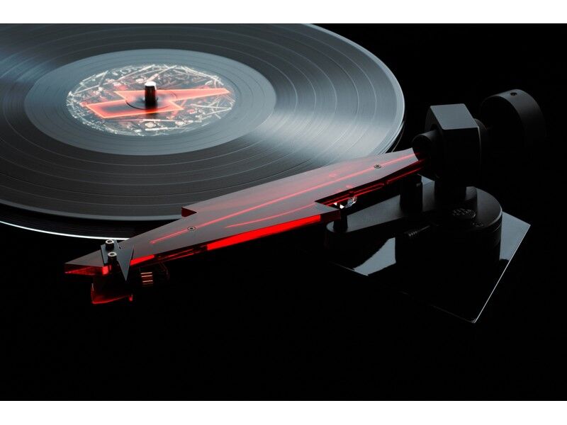 Pro-Ject AC/DC Black Turntable with Ortofon 2M Red Cartridge - Image 4