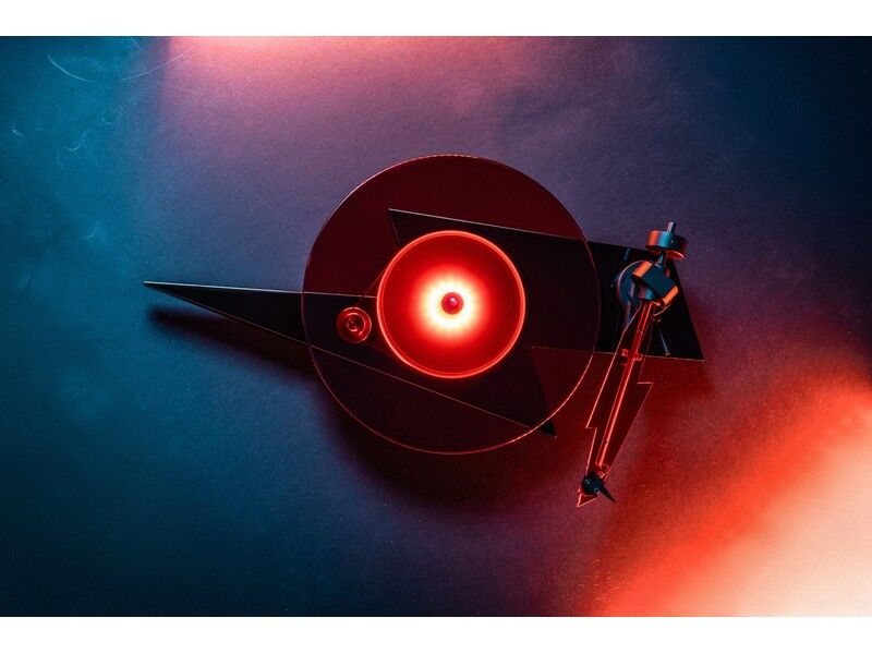 Pro-Ject AC/DC Black Turntable with Ortofon 2M Red Cartridge - Image 2