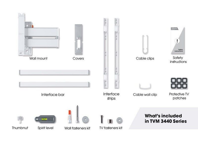 Vogel's TVM 3445 Full-Motion TV Wall Mount White - Image 7