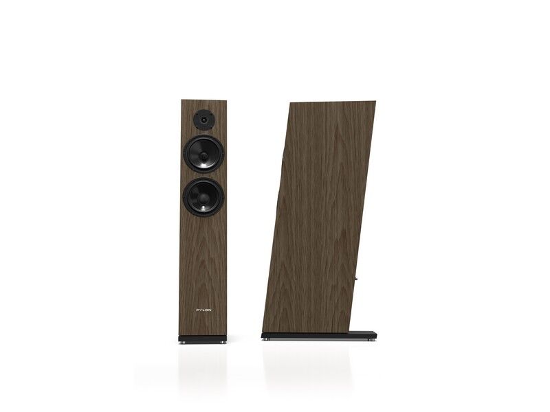 Pylon Audio Diamond 28 MK2 Floorstanding Loudspeaker Pair Natural Veneer Oak Oil-wax Black