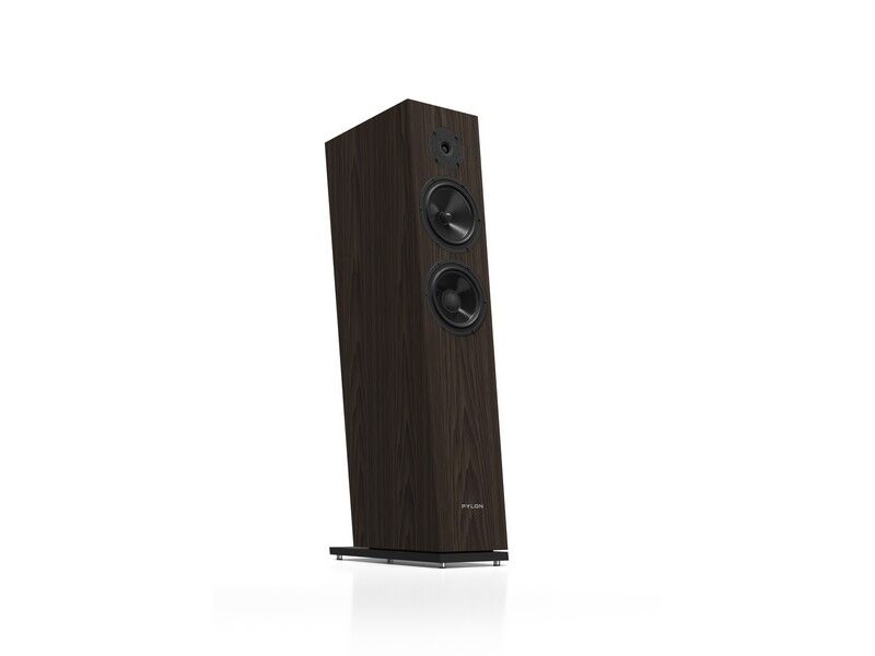Pylon Audio Diamond 28 MK2 Floorstanding Loudspeaker Pair Natural Veneer Oak Oil-wax Charcoal - Image 2