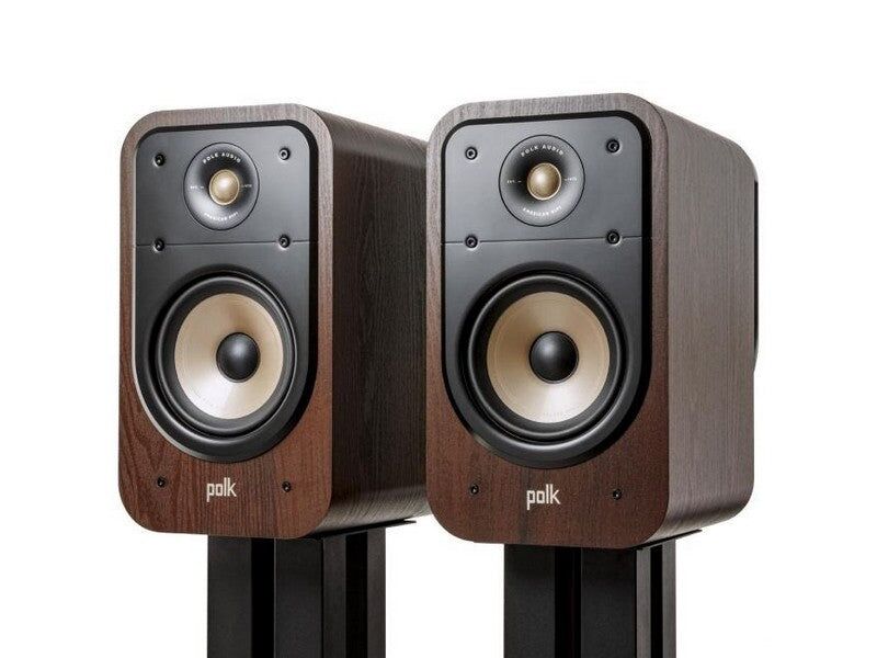 Polk Signature Elite ES20 Bookshelf Speaker Pair Walnut - Image 3