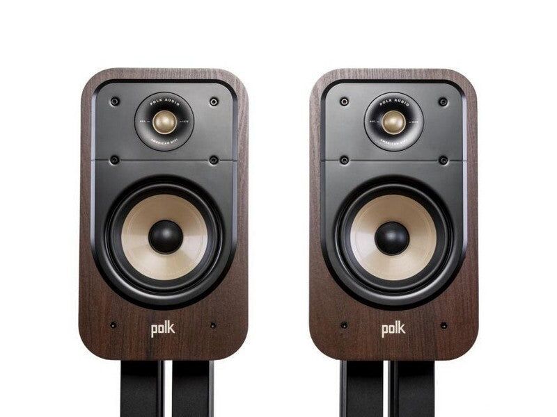 Polk Signature Elite ES20 Bookshelf Speaker Pair Walnut