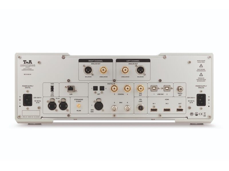 T+A SD 3100 HV (G2) Streaming DAC Silver - Image 2