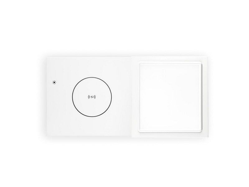 Tivoli Audio REVIVE Bluetooth Speaker with Wireless Charging Pad and Lamp White - Image 4