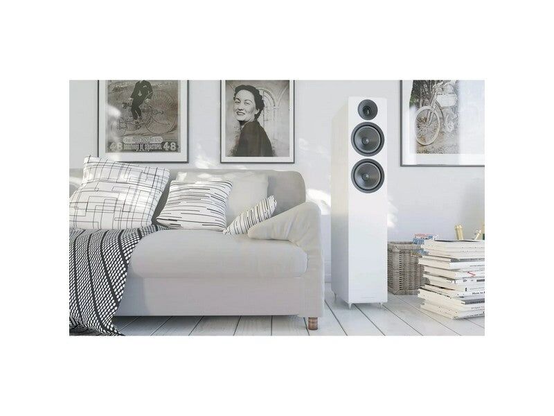 Acoustic Energy AE309 Floorstanding Loudspeaker Pair Piano White - Image 3