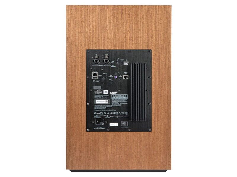 JBL 4329P Studio Monitor Powered Loudspeaker Pair Walnut - Image 4