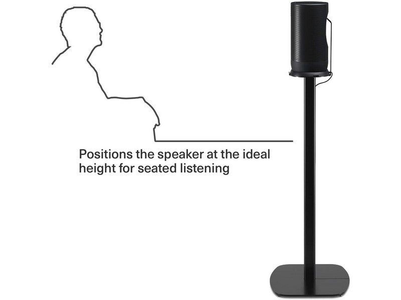 Flexson Floor Stand for Sonos MOVE Black Each - Image 7
