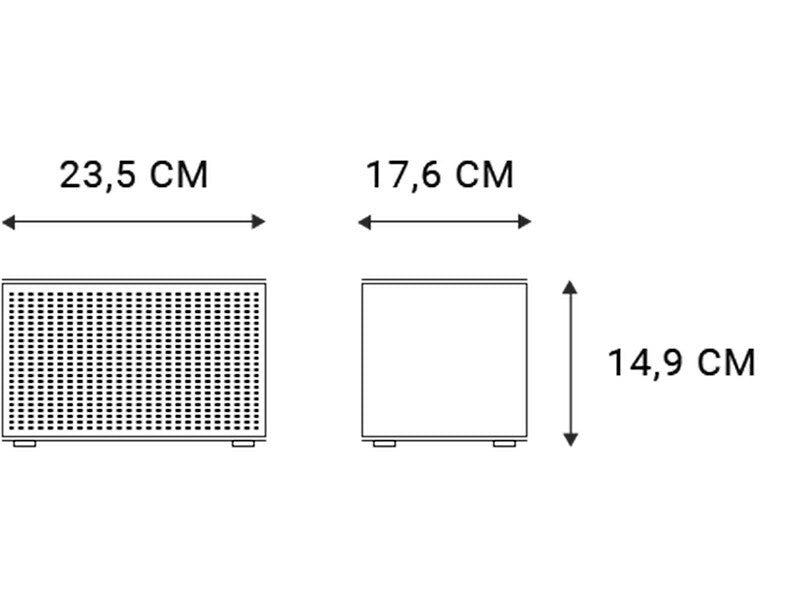 Geneva Acustica Lounge RED Handcrafted HiFi Speaker Bluetooth & Line-In - Image 4