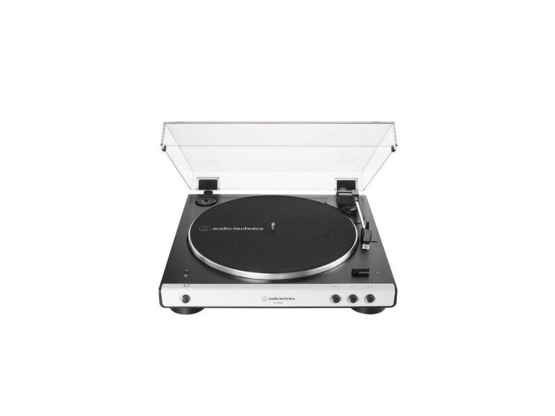 Audio-Technica AT LP60XBT Fully Automatic Belt-Drive Stereo Turntable with Bluetooth White