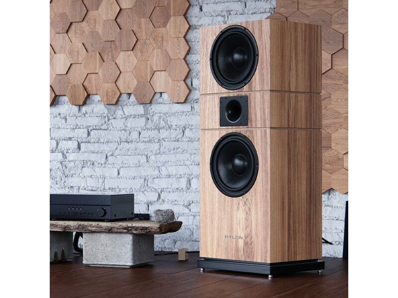 Pylon Audio Amber MKII Floorstanding Loudspeaker Pair Natural Oak - Image 4