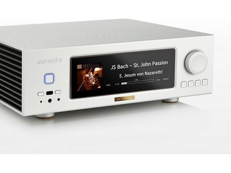 Aurender A1 15th Anniversary Analogue Server Streamer Silver - Image 3