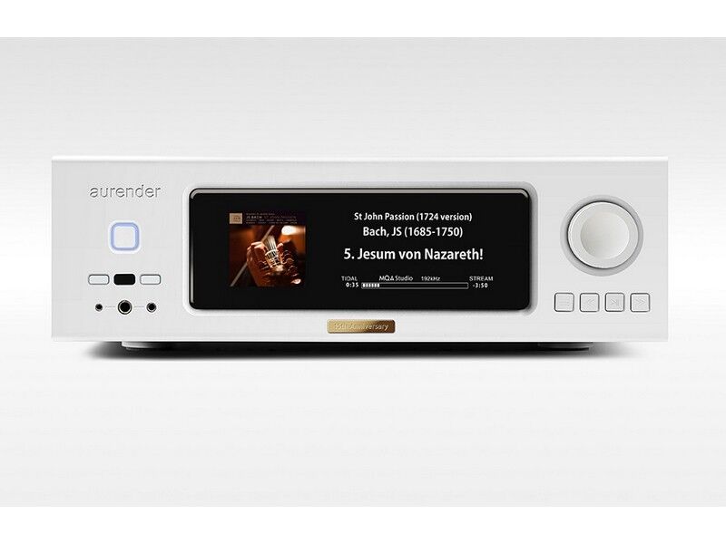 Aurender A1 15th Anniversary Analogue Server Streamer Silver