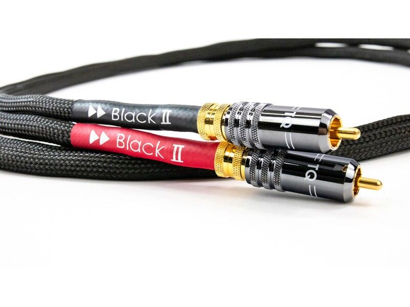 Tellurium Q Black II RCA Interconnect Cable Pair (1m) - Image 2