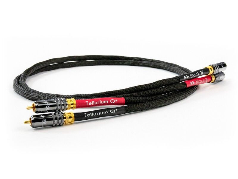 Tellurium Q Black II RCA Interconnect Cable Pair (1m) - Image 4