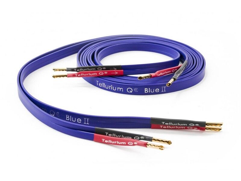 Tellurium Q Blue II Speaker Cable (2×2.5m) Banana or Spade - Image 2