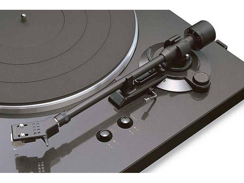 Denon DP-300F Fully Automatic Analog Turntable Black - Image 3