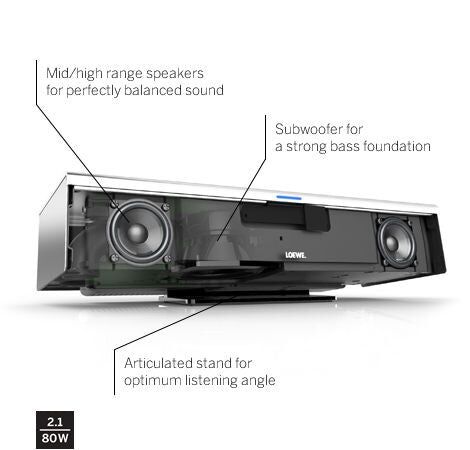 Loewe SoundPort Compact Bluetooth Speaker Docking Station Black - Image 4