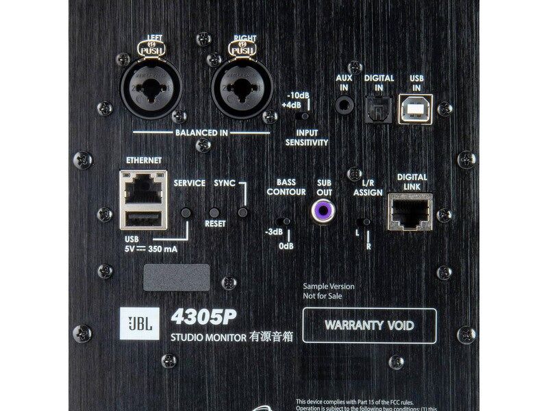 JBL 4305P Powered 2-way Bookshelf Studio Monitor Pair Black - Image 3