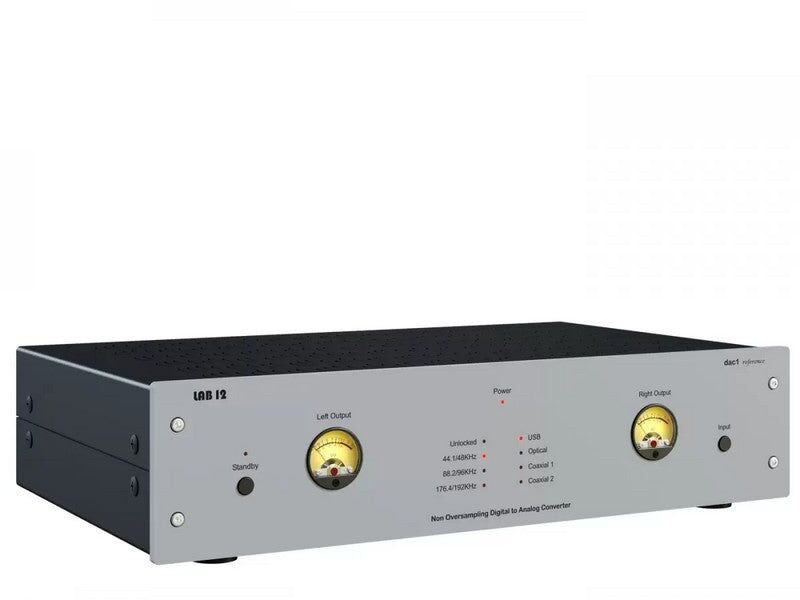 LAB12 DAC1 Reference Non Oversampling DAC with Tube Output Stage Silver